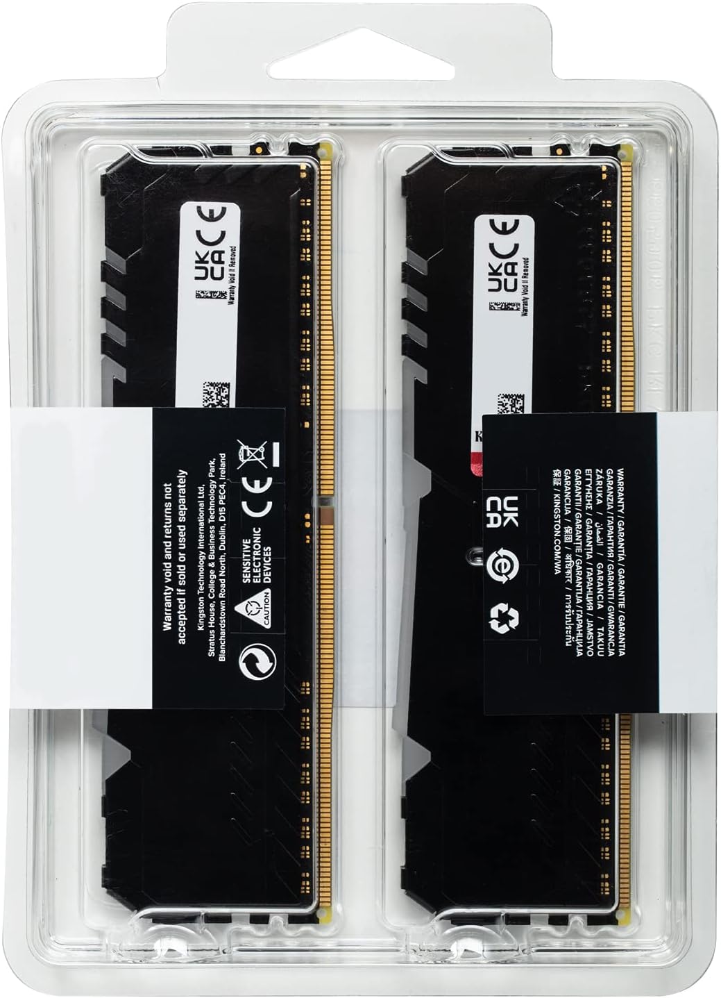 Kingston FURY Beast RGB DDR4 CL16 Desktop Memory Kit of 2 Kingston FURY Beast RGB DDR4 CL16 Desktop Memory Kit of 2